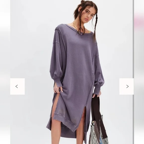 Free People We The Free Camden Maxi Sweatshirt - Picture 1 of 4